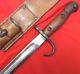 Ww1 Australian Lithgow 1907 Pattern Hooked Quillon Bayonet Marked Leather Frog