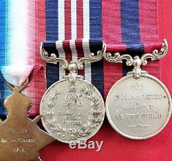 Ww1 British Army DCM & MM Trio Medal Group To 22614 Sgt Stewart Field Artillery