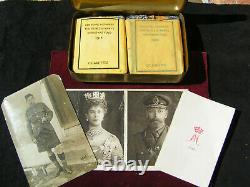 Ww1 British Army Princess Mary Brass Gift Tin & Contents Sgt Taylor Glasgow