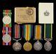 Ww1 British Military Medal Family Group Awarded To Corporal. B. Gardiner, R. E