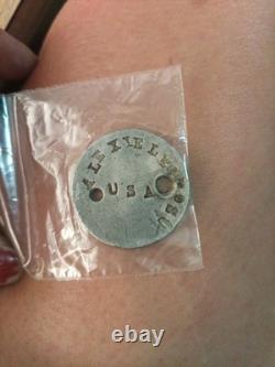 Ww1 Dog Tag To Pvt Pieter Maene Comp L 18th Inf Reg 1st Div Possible Silver Star