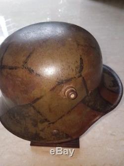Ww1 German Camo Helmet Stahlhelm