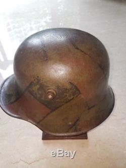Ww1 German Camo Helmet Stahlhelm