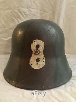 Ww1 German Prussian Guard Camo Helmet 8th Company 1st Prussian Foot Guards