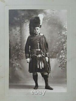 Ww1 Major A. M Cosby Commander 48th Cabinet Photo Military Scottish War Antique