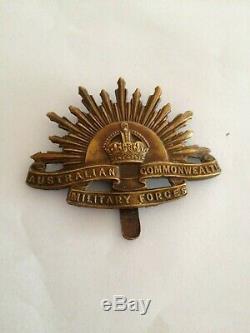 Ww1 Rare J. W. Tiptaft & Son Australian Lighthorse Hat Badge