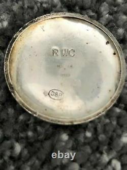 Ww1 Rolex Watch 1915 Trench Watch, Silver Sterling Case-for Collectors