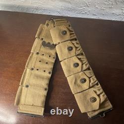 Ww1 Springfield Belt Russell Aug 1918 Springfield Cartridge Belt
