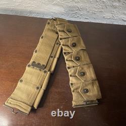 Ww1 Springfield Belt Russell Aug 1918 Springfield Cartridge Belt