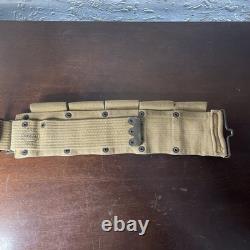 Ww1 Springfield Belt Russell Aug 1918 Springfield Cartridge Belt