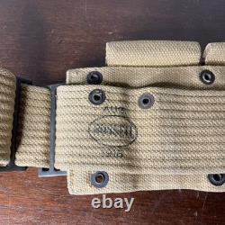 Ww1 Springfield Belt Russell Aug 1918 Springfield Cartridge Belt