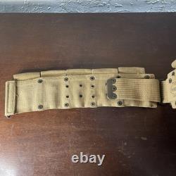 Ww1 Springfield Belt Russell Aug 1918 Springfield Cartridge Belt