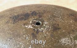 Ww1 U. S. Army 78th Lightning Division Camo Combat Id'd Trench Art Helmet