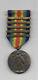 Ww1 Us Victory Medal With 5 Bars