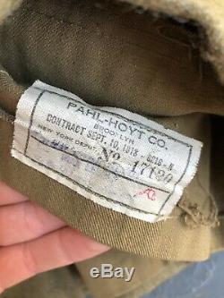 Ww1 WWI Jacket And Hat Dated 1918
