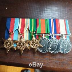 Ww2 Australian Medals Group Of 6 & Officer Father Ww1 Pair & Extras