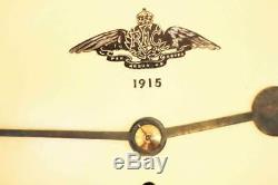 Wwi 1915 Royal Flying Corps 8 Day Fusee Dial Clock Per Ardua Ad Astra