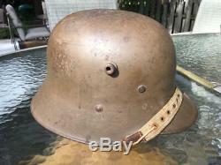 Wwi Austrian German 1917 Steel Combat Helmet, Exc. Cond, 100% Original, Aaa+++