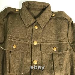 Wwi British P1902 Wool Service Dress Combat Field Tunic Jacket- Large 44r