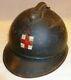 Wwi Coque Casque Adrian 1915 Infirmière Croix Rouge Fr Original Helmet Poilu
