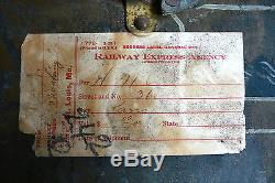 Wwi Foot Locker Capt H M Armbsy Co L 80th Division 318 Infantry & Personal Items