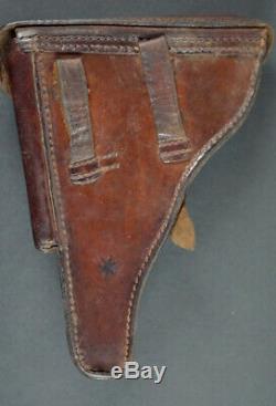 Wwi German Army Holster, Brown, P. 08 Luger, 1915
