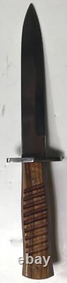 Wwi German Infantry Belt & Boot Fighting Knife & Scabbard