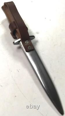 Wwi German Infantry Belt & Boot Fighting Knife & Scabbard