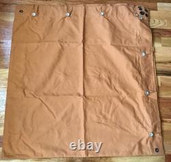 Wwi German M1893 Infantry Zelt Zeltbahn Shelter Half Redish Brown Ocre