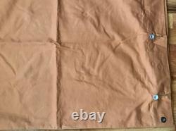 Wwi German M1893 Infantry Zelt Zeltbahn Shelter Half Redish Brown Ocre