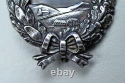 Wwi Imperial Bavarian Pilot's Badge In Case By A. Werner & Shne