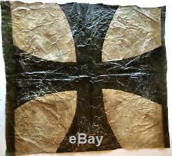 Wwi Imperial German Aircraft Section Original Fabric Iron Cross