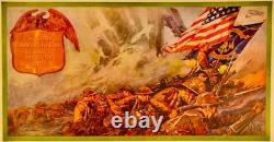 Wwi / Original Poster / Put Fighting Blood In Your Business / Linen / Marines