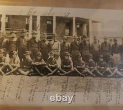 Wwi Panoramic Photo Army Ft Sam Houston San Antonio Texas Doughboy 60 Named Gi's