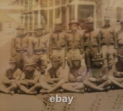 Wwi Panoramic Photo Army Ft Sam Houston San Antonio Texas Doughboy 60 Named Gi's