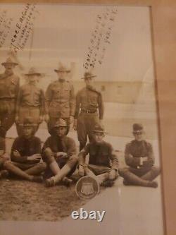 Wwi Panoramic Photo Army Ft Sam Houston San Antonio Texas Doughboy 60 Named Gi's