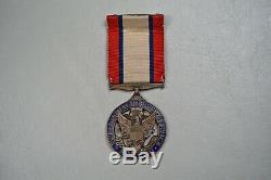 Wwi U. S. Distinguished Service Medal In Dsm Marked Domed Case