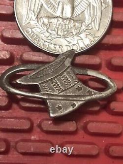 Wwi Us 94th Aero Squadron Aviator Lapel Badge. 800 Silver. Very Rare