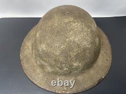 Wwi Us Army 35th Infantry Division Helmet Original Authentic World War One Ww1