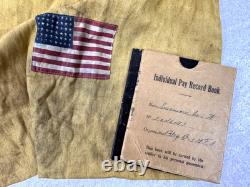 Wwi Us Army Artillery Uniform & Helmet Group 85th Division Named Pay Book