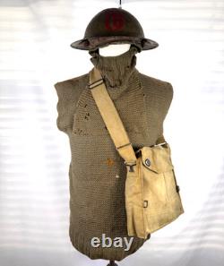 Wwi Us Army Artillery Uniform & Helmet Group 85th Division Named Pay Book