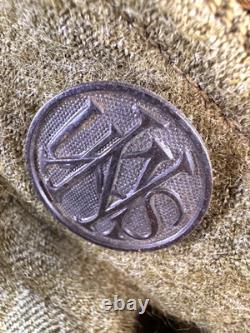 Wwi Us Army Artillery Uniform & Helmet Group 85th Division Named Pay Book