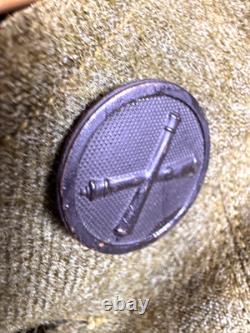 Wwi Us Army Artillery Uniform & Helmet Group 85th Division Named Pay Book