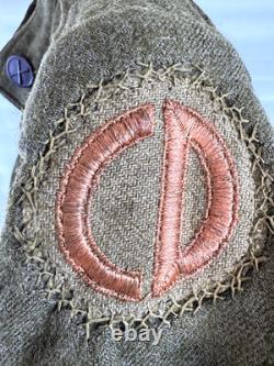 Wwi Us Army Artillery Uniform & Helmet Group 85th Division Named Pay Book