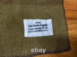 Wwi Us Army Infantry M1907 Wool Field Blanket- What Price Glory