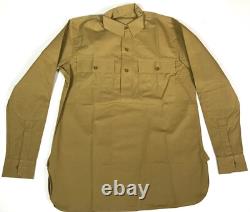 Wwi Us Army M1917 Cotton Combat Field Service Shirt-large/xlarge 46r