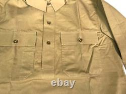 Wwi Us Army M1917 Cotton Combat Field Service Shirt-large/xlarge 46r