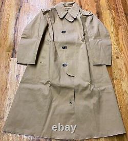 Wwi Us Army M1917 Dismounted Rain Coat Jacket Raincoat-size 2 (42r-46r)