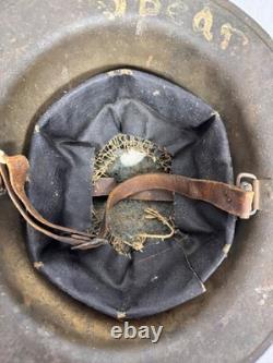 Wwi Us Army M1917 Doughboy Helmet Original 89th ID Double Painted Insignia