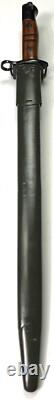 Wwi Us Army M1917 Enfield Remington Winchester Rifle Bayonet & Carry Scabbard